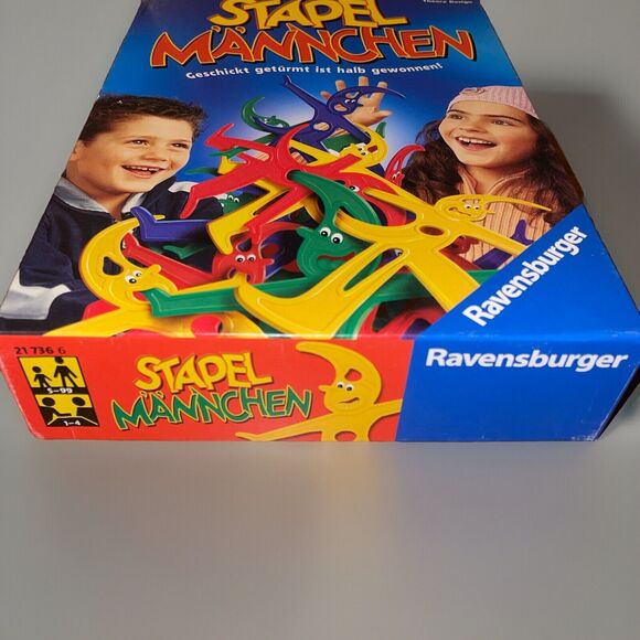 Stapel Mannchen Ravensburger Game 2004 Stacrobats German Edition Complete - Picture 2 of 9